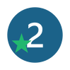 two stars green